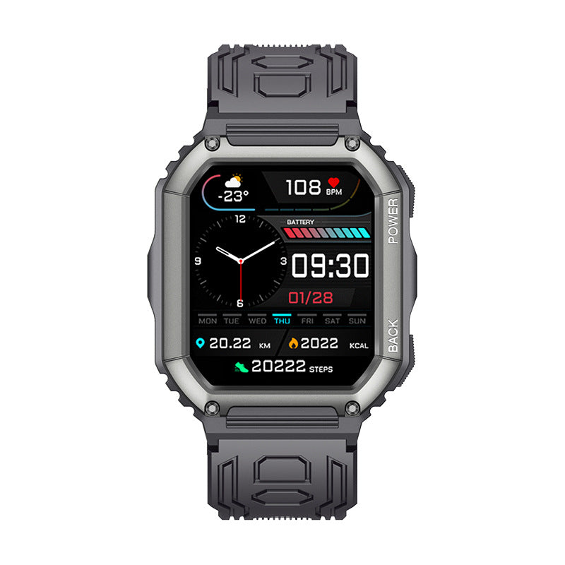 KR06 Smart Watch with Step and Heart Rate Tracking