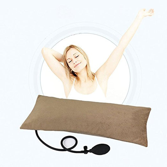 Inflatable Lumbar Pillow with Heating for Support