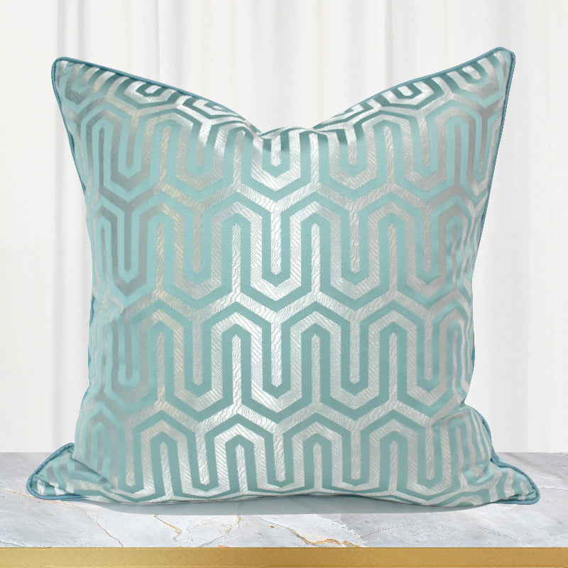 Custom Throw Pillow Covers for Modern Sofas (Light Blue)