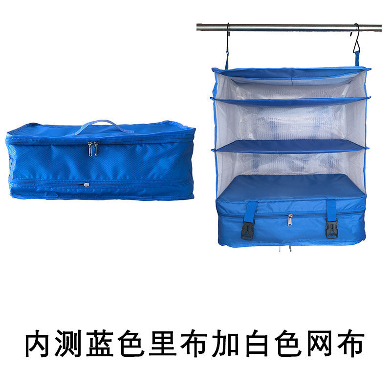 Outdoor Travel Storage Bag - Three-Layer Hanging Organizer