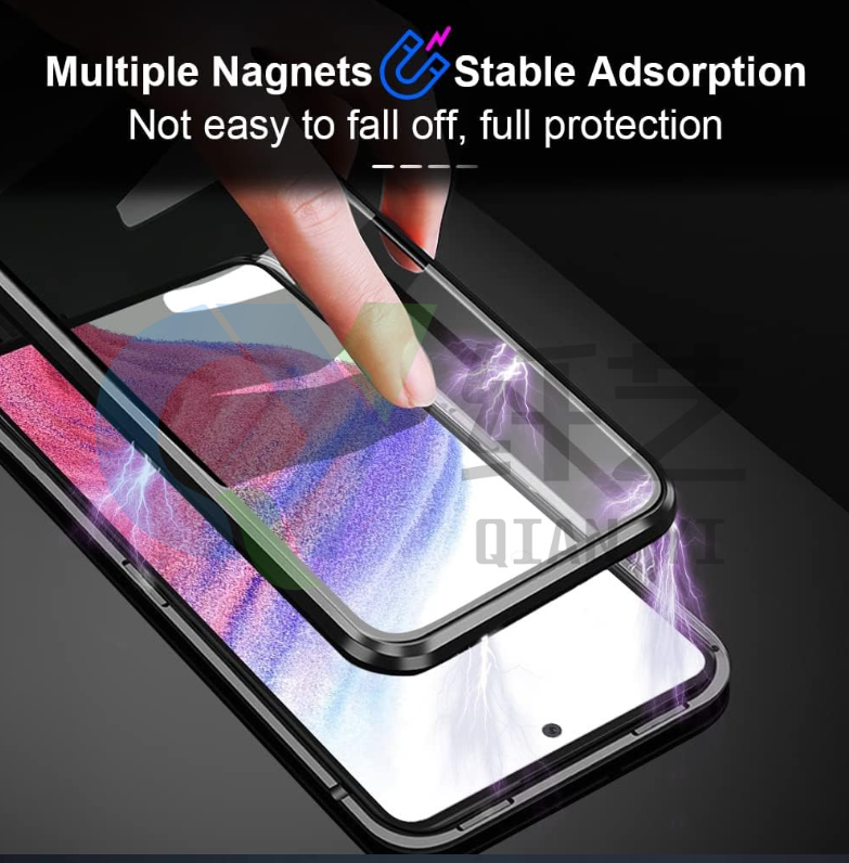 Magnetic Metal Phone Case for Samsung Devices