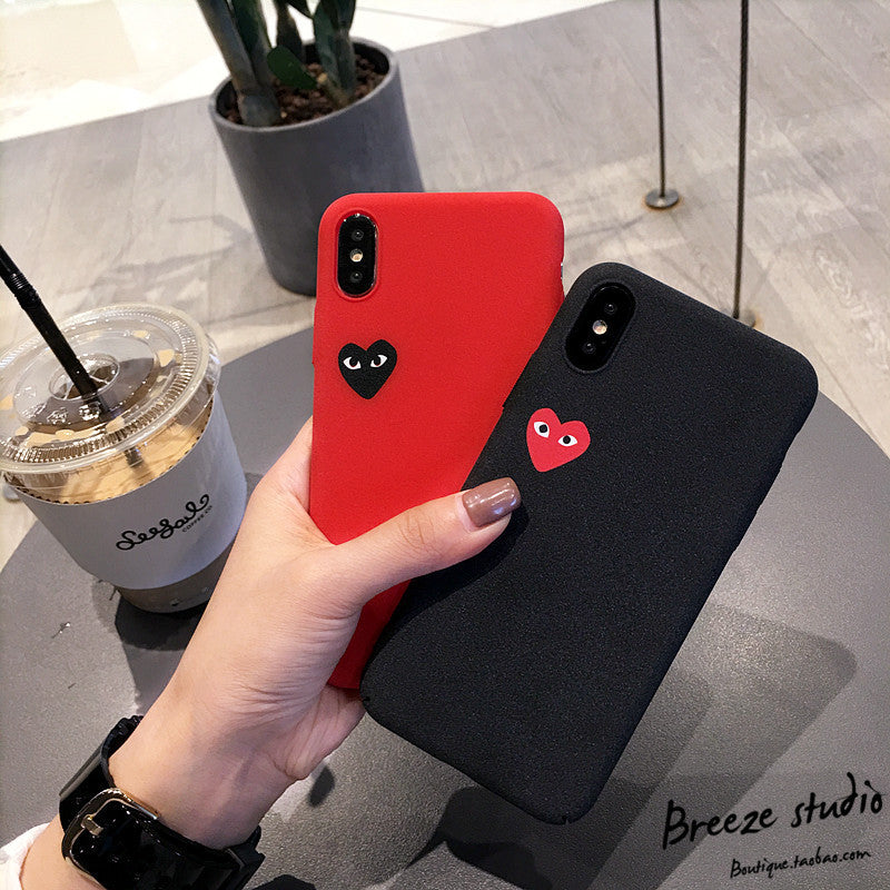 Trendy Heart Phone Case for Couples - Full Cover Matte