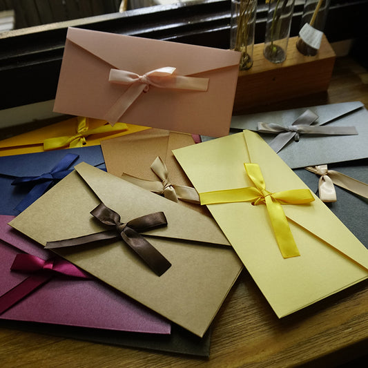Vintage Colorful Kraft Paper Letter Envelope Set
