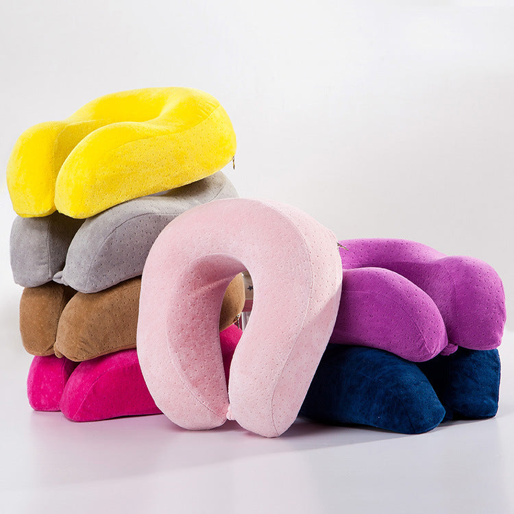 U-Shaped Memory Foam Neck Pillow for Travel