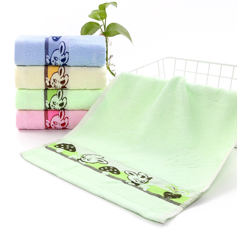 Cotton Towels for Adults and Kids with Umbrella Design