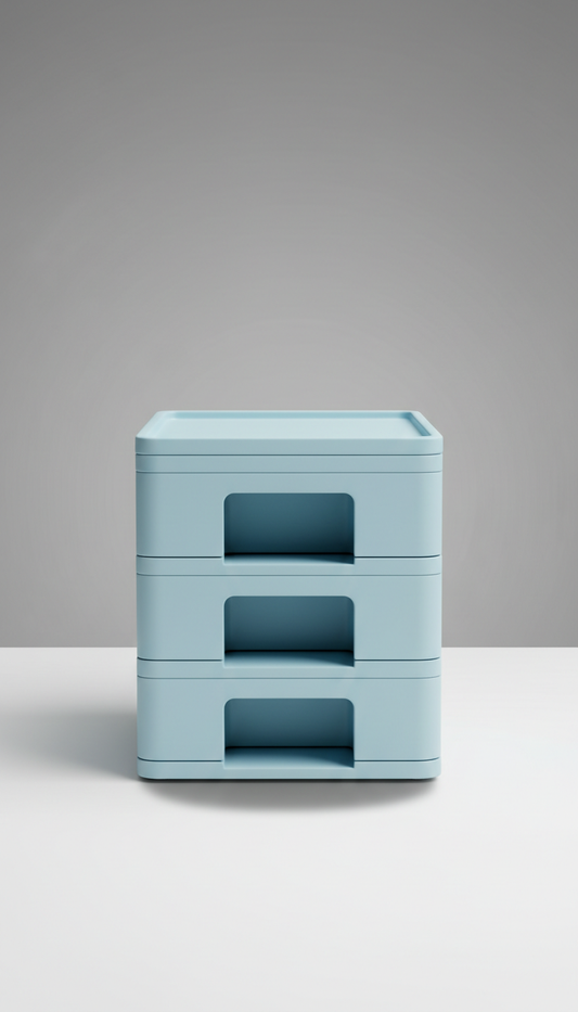 Sky Blue Stackable Desk Organizer