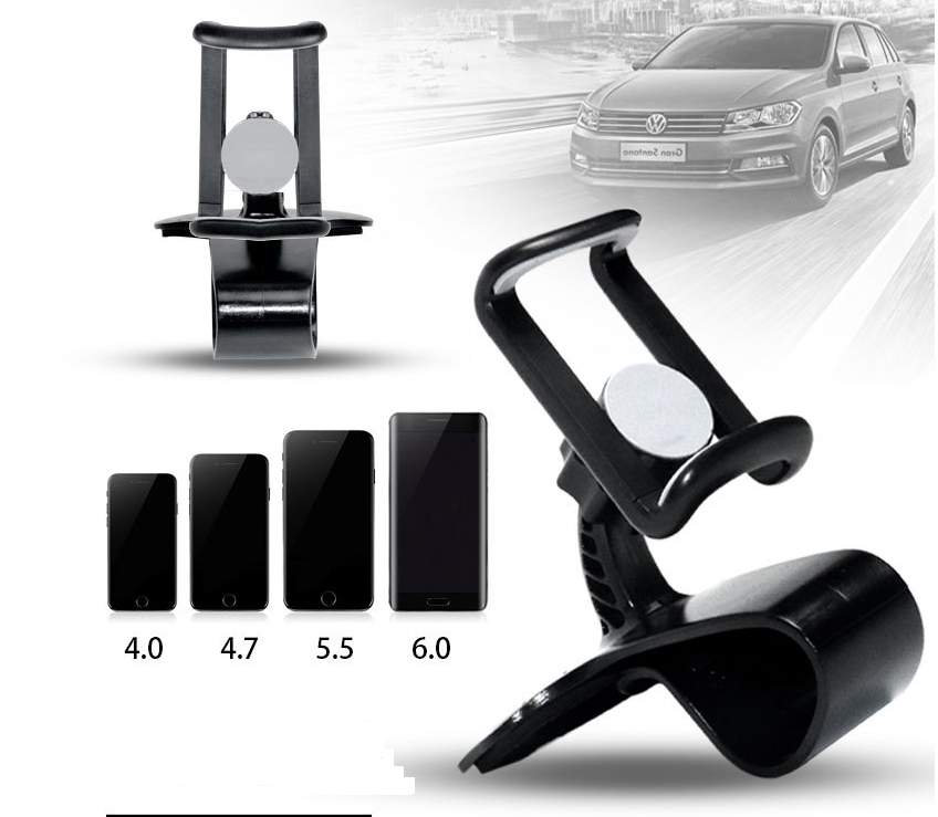 Rotating Phone Stand for Car and Desk Use