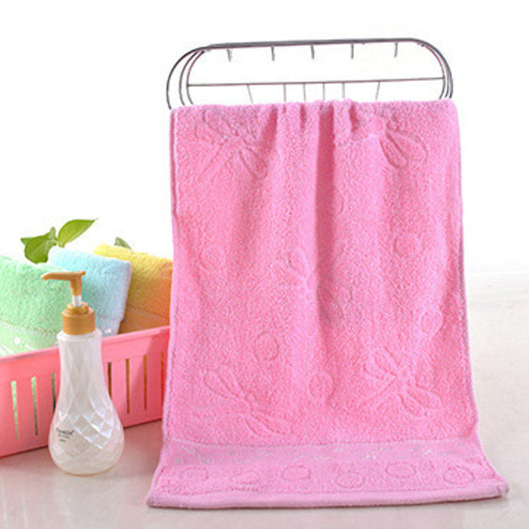 Custom Cotton Towels with Heart Design and Logo