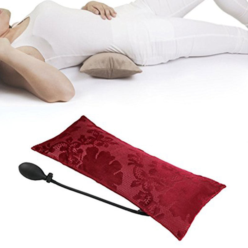 Inflatable Lumbar Pillow with Heating for Support