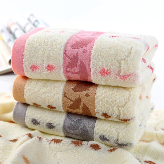 Cotton Towels for Adults and Kids with Umbrella Design