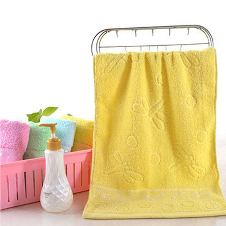 Custom Cotton Towels with Heart Design and Logo