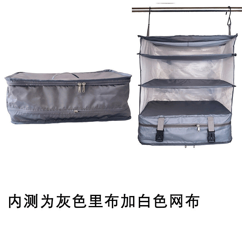 Outdoor Travel Storage Bag - Three-Layer Hanging Organizer