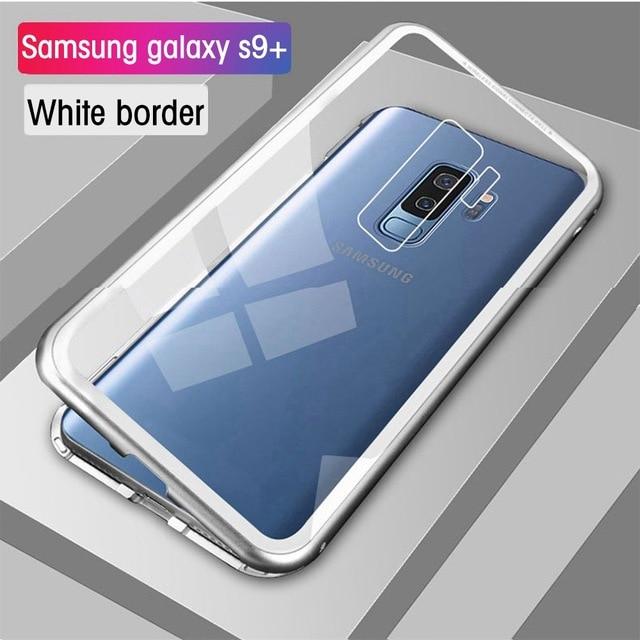 Magnetic Metal Phone Case for Samsung Devices