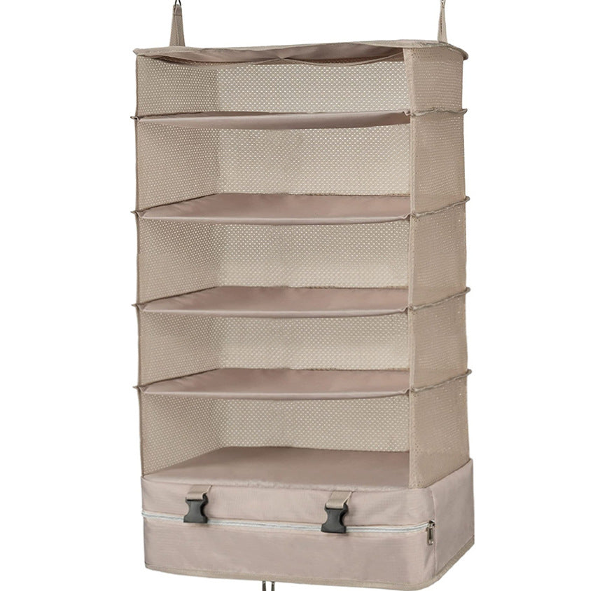 Outdoor Travel Storage Bag - Three-Layer Hanging Organizer