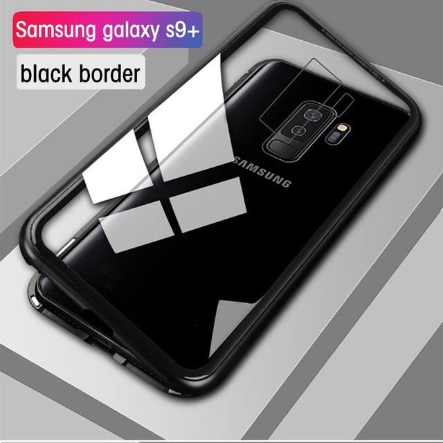 Magnetic Metal Phone Case for Samsung Devices