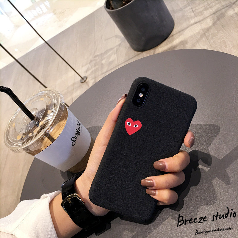 Trendy Heart Phone Case for Couples - Full Cover Matte