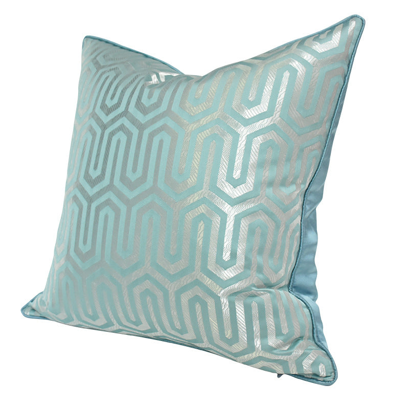 Custom Throw Pillow Covers for Modern Sofas (Light Blue)