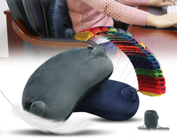 Inflatable Press Pillow for Office and Couch Use
