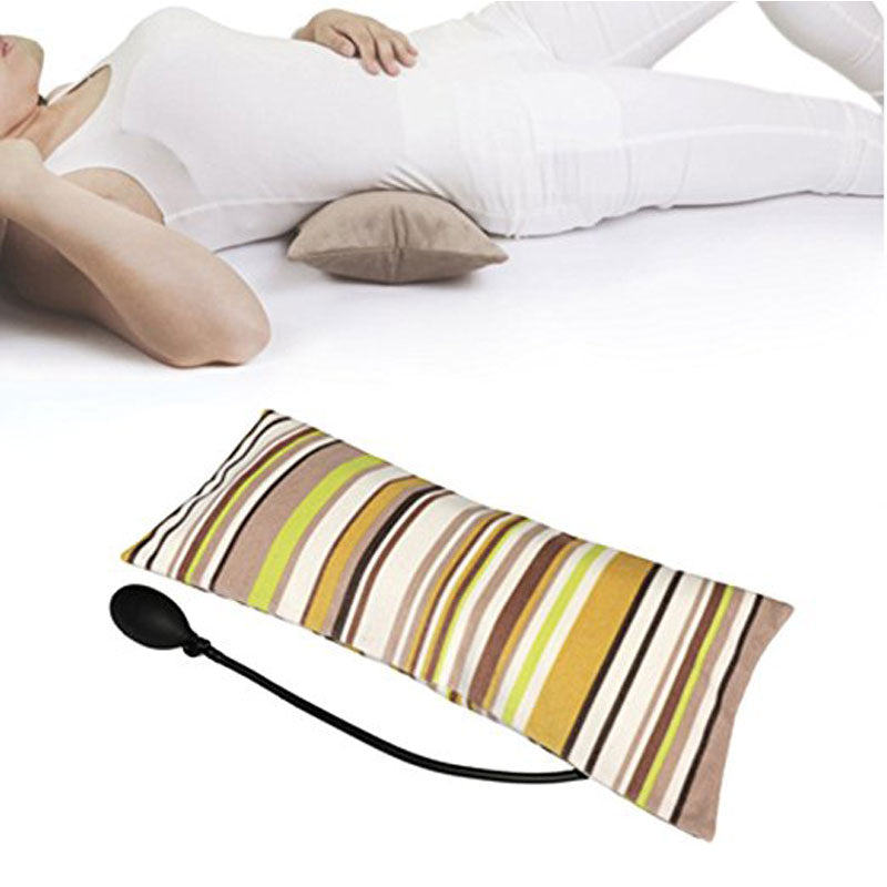 Inflatable Lumbar Pillow with Heating for Support